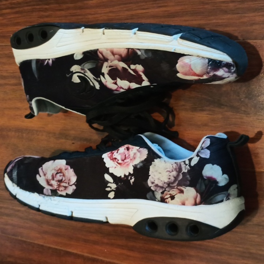 Therafit Paloma W410171K Black Floral Size 9 - Picture 5 of 16